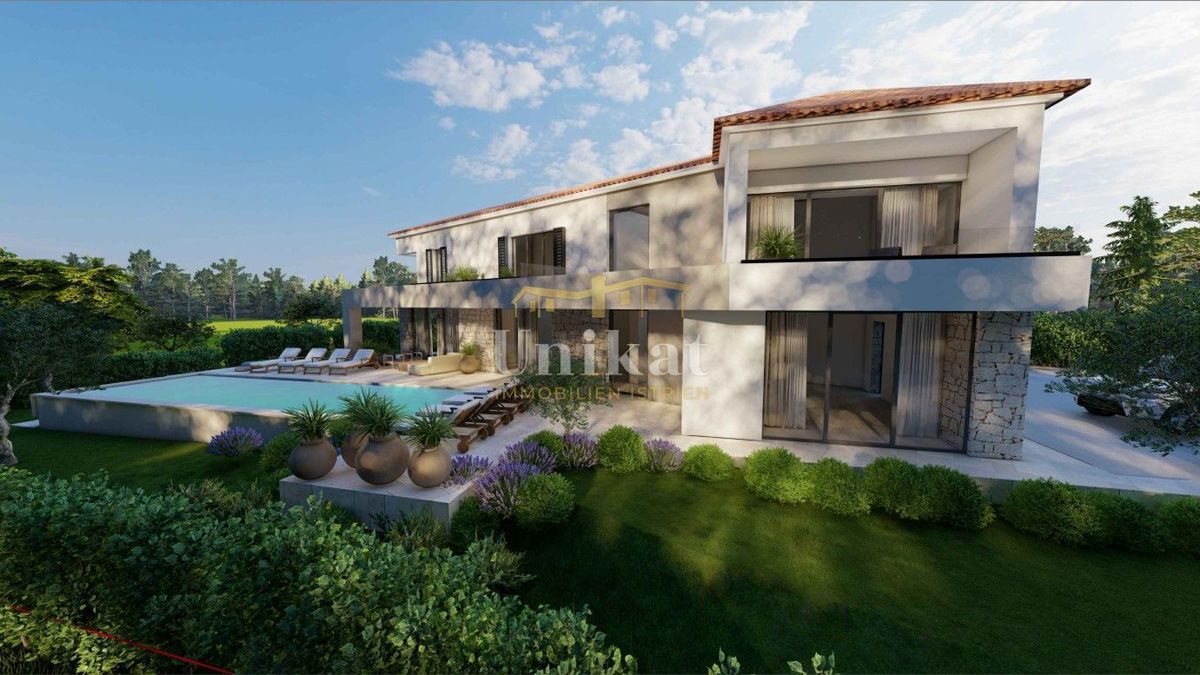 Villa moderna in una posizione unica, vista mare